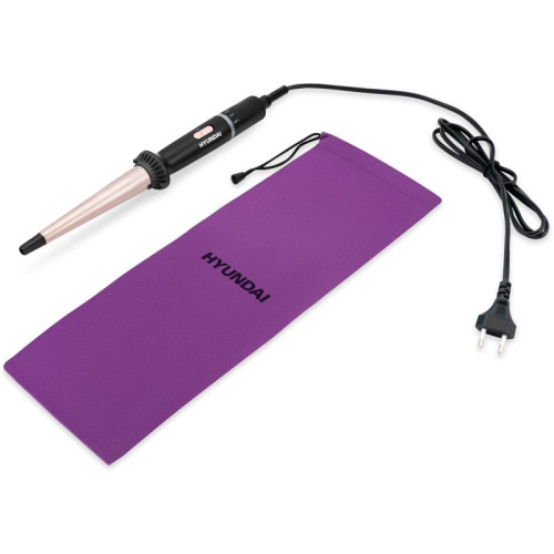 Щипцы/ Щипцы Hyundai H-HC1410 40Вт черный макс.темп.:200С покрытие:керамико-турмалиновое