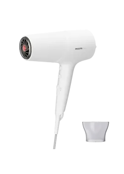 Фен Philips/ Фен Philips, мощность 2100 Вт, 2 скорости, 3 температурных режима, 1 насадка, цвет белый