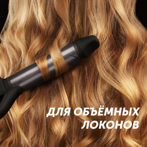 Щипцы/ Щипцы Polaris PHS 3410TAi Argan Therapy PRO 65Вт черный макс.темп.:220С покрытие:турмалиновое (PHS 3410TAI)