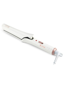 Выпрямитель/ Выпрямитель Vitek VT-8406 25Вт белый макс.темп.:200С покрытие:керамико-турмалиновое