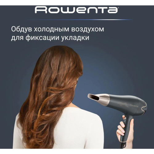 Фен/ Фен Rowenta CV5707F0 2200Вт серый/золотистый (1830008149) Фен/ Фен Rowenta CV5707F0 2200Вт серый/золотистый (1830008149)