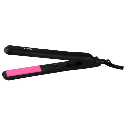 Выпрямитель/ Выпрямитель Starwind SHE5500 25Вт черный/розовый макс.темп.:200С покрытие:керамическое