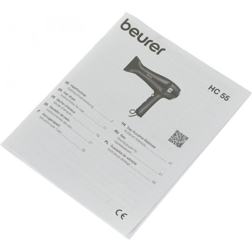 Фен/ Фен Beurer HC55 2000Вт черный (586.21)