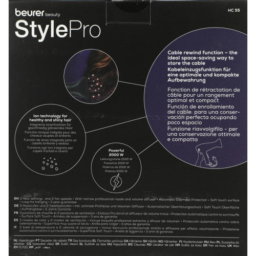 Фен/ Фен Beurer HC55 2000Вт черный (586.21)