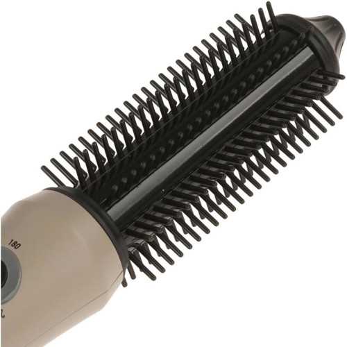 Расческа-выпрямитель/ Расческа-выпрямитель Редмонд HS1741 34Вт бежевый/черный макс.темп.:200С покрытие:керамическое