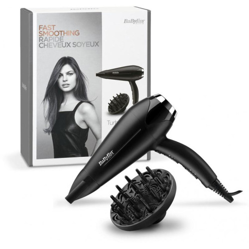 Фен/ Фен Babyliss D572DE 2200Вт черный/серебристый