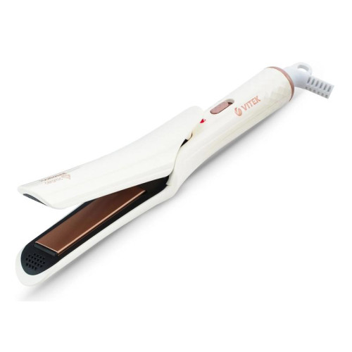 Выпрямитель/ Выпрямитель Vitek VT-8406 25Вт белый макс.темп.:200С покрытие:керамико-турмалиновое