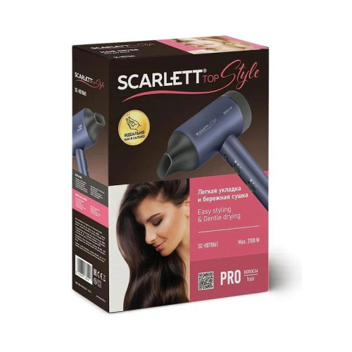 Фен/ Фен Scarlett SC-HD70I61 2100Вт синий