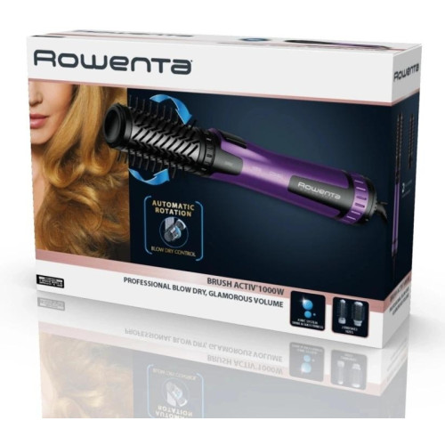 Фен-щетка/ Фен-щетка Rowenta CF9525F0 1000Вт черный/фиолетовый (1830008503) Фен-щетка/ Фен-щетка Rowenta CF9525F0 1000Вт черный/фиолетовый (1830008503)