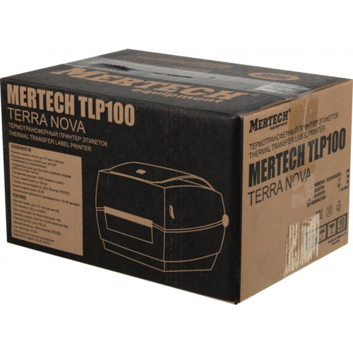 Термопринтер Mertech MPRINT TLP100 Terra Nova (4588) 203dpi 120мм/с/USB/RS232/Eth для печати наклеек