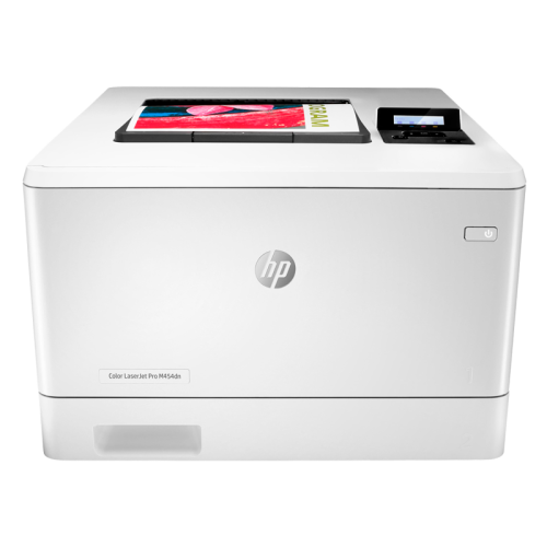 Принтер лазерный HP Color LaserJet Pro M454dn, цветной, A4, А4 ч/б макс. 27 стр./мин, дуплекс, USB-Host/USB/Ethernet (W1Y44A)