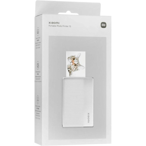 Принтер ZINK Xiaomi Portable Photo Printer 1S (BHR9974GL) белый
