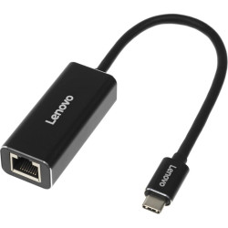 Адаптер для ноутбука Lenovo ThinkPad LX0804 черный USB-C to Ethernet Adapter