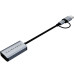Адаптер/ Maibenben Adapter USB-C/USB-A to RJ45 LAN 1000M