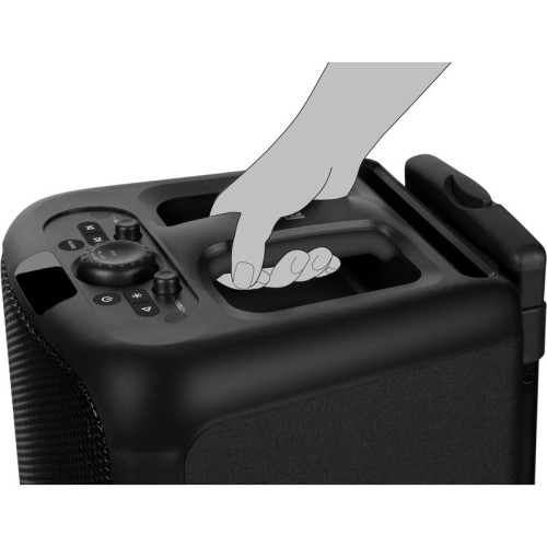 Колонка порт. Sven PS-1000 черный 160W 1.0 BT/3.5Jack 8000mAh (SV-022686)