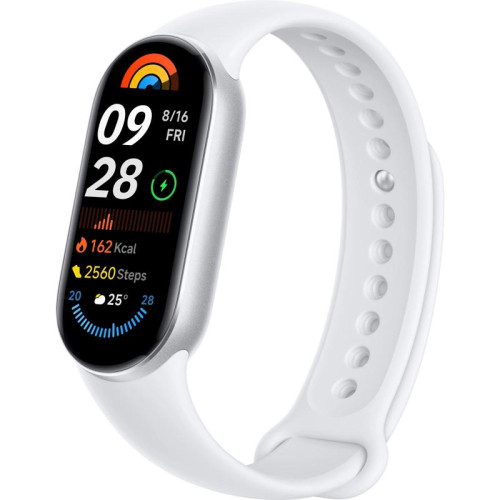 Фитнес-трекер Xiaomi Smart Band 9 AMOLED корп.:серебристый рем.:серебристый (BHR8340GL )