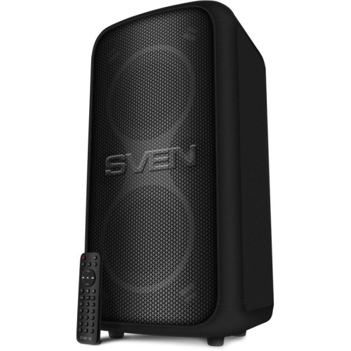 Колонка порт. Sven PS-1000 черный 160W 1.0 BT/3.5Jack 8000mAh (SV-022686)