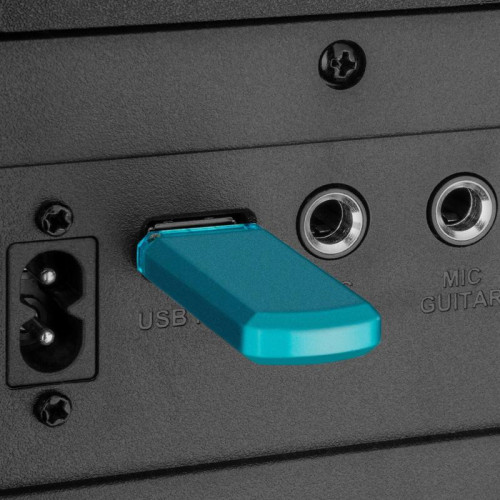 Колонка порт. Sven PS-1000 черный 160W 1.0 BT/3.5Jack 8000mAh (SV-022686)