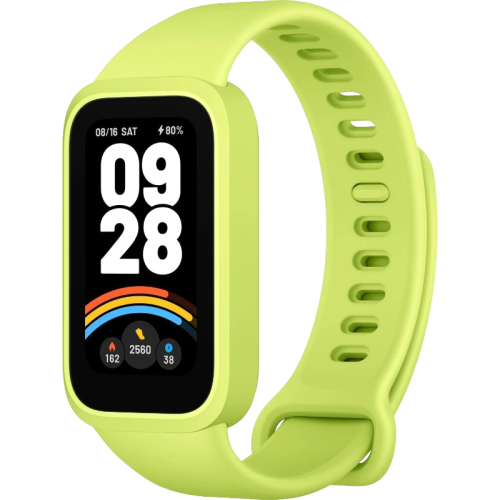 Фитнес-трекер Xiaomi Smart Band 9 Active TFT корп.:зеленый рем.:зеленый (BHR08L1GL)