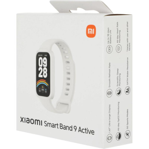 Фитнес-трекер Xiaomi Smart Band 9 Active TFT корп.:бежевый рем.:бежевый (BHR9441GL)