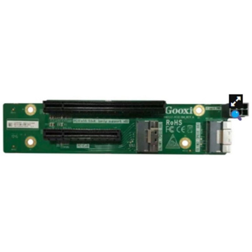 Райзер/ Gooxi SL2108-748-PCIE4-M1 2*Slimline x8 to 2*PCIe3.0x8(1*x16 SLOT+1*x8 SLOT),Riser4((including half-height bracket, adapter board and high-speed cable),for SL-G3)
