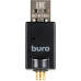Адаптер USB Buro BU-BT50C BT5.0+EDR class 1 100м черный [BT50C]