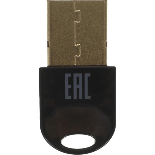 Адаптер USB Digma D-BT502 BT5.0+EDR class 1.5 20м черный [D-BT502]