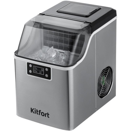 Ледогенератор Kitfort КТ-1826 150Вт 3200мл. нержавеющая сталь/черный