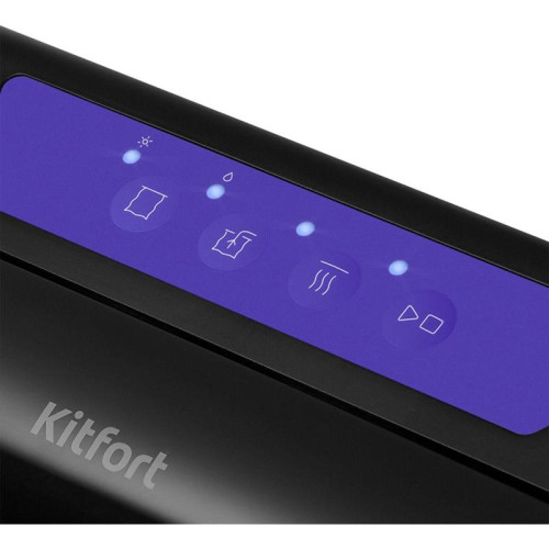 Вакуумный упаковщик Kitfort КТ-1528-1 110Вт черный/фиолетовый