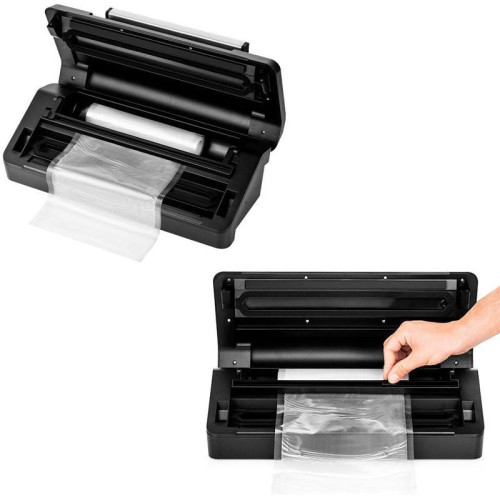 Вакуумный упаковщик Kitfort КТ-1532 130Вт черный/серебристый