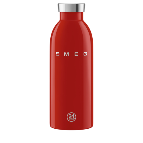Термобутылка SMEG, стиль 50-х г.г., объем 500 мл, поддержание тепла до 12 часов, цвет красный