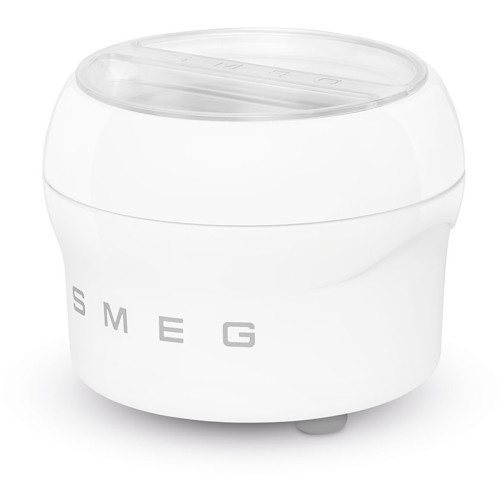 Насадка SMEG/ Насадка мороженица подходит для приготовления мороженого, сорбетов, замороженного йогурта. Подходит к планетарным миксерам SMF… оборудованными чашами из нержавеющей стали (SMB401).Приобретается в дополнение к SMIC01.