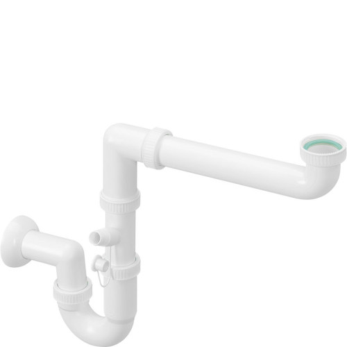 Сифон для 1 чаши SMEG/ SMEG 3712 Сифон для 1 чаши