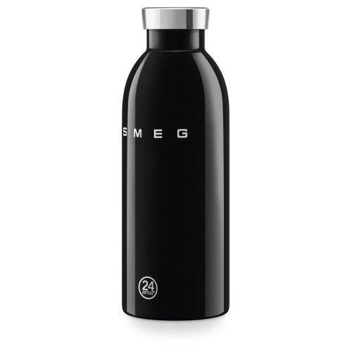 Термобутылка SMEG, стиль 50-х г.г., объем 500 мл, поддержание тепла до 12 часов, цвет черный Термобутылка SMEG, стиль 50-х г.г., объем 500 мл, поддержание тепла до 12 часов, цвет черный