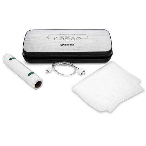 Вакуумный упаковщик Kitfort КТ-1502-2 110Вт черный/серый