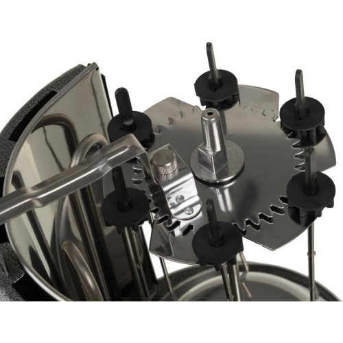 Шашлычница электрическая Kitfort КТ-1404 1400Вт серебристый