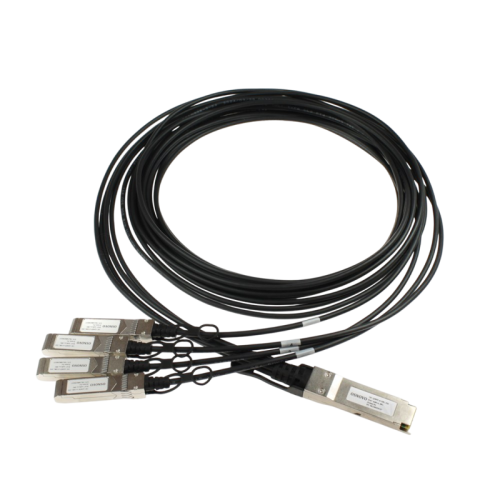 Кабель/ OSNOVO  Объединительный DAC кабель QSFP+ 40G для 4х10G. Скорость: 40 Гбит/c. Тип разъема: QSFP+/SFP+. Длина кабеля 3м. Размеры коннектора (ШхВхГ): 11x9x101мм.