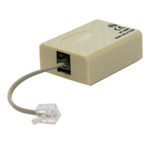 Сплиттер/ ADSL2+ Annex B splitter. 1xRJ11 input and 2xRJ-11 output ports.