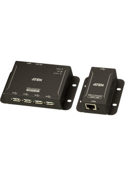 4-х портовый удлинитель, USB 2.0,  50 метр., CAT 5/ 4-Port USB 2.0 CAT 5 Extender (up to 50m)