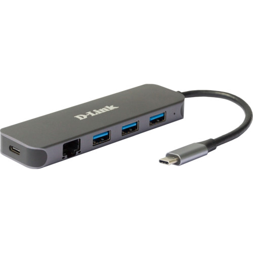 Докстанция/ DUB-2334,DUB-2334/A1A USB-C Docking Station, 3xUSB3.0 + USB-C/PD3.0 + Gigabit Ethernet