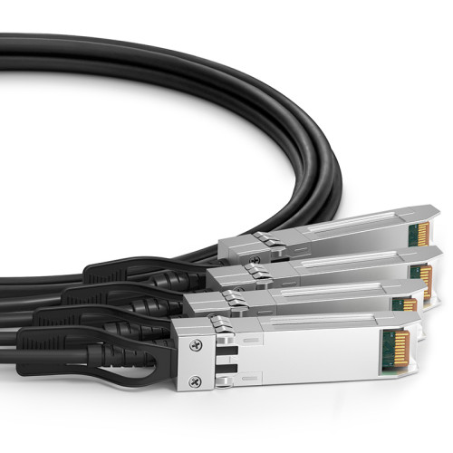 Твинаксиальный медный кабель/ Generic Compatible 100G QSFP28 to 4 x 25G SFP28 Passive Direct Attach Copper Breakout Cable