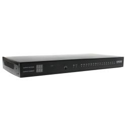 Блок питания/ OSNOVO Блок питания на 18 каналов, 19'', 1U, DC 12V, 1,11А на канал, суммарно до 20А, до 240Вт