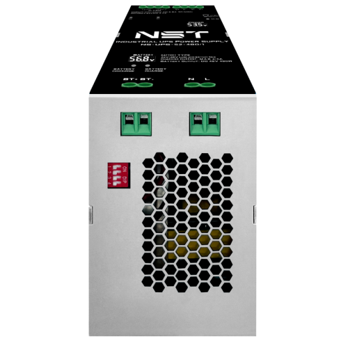 Промышленный блок питания с функцией ИБП на 480W. Входное напряжение: AC100-265V. Выходное напряжение: DC 52V. Регулировка выходного напряжения: DC50-57V. Максимальная выходная мощность в режиме заряда батарей - 480W. Выходное напряжение в режиме ИБП: 48V Промышленный блок питания с функцией ИБП на 480W. Входное напряжение: AC100-265V. Выходное напряжение: DC 52V. Регулировка выходного напряжения: DC50-57V. Максимальная выходная мощность в режиме заряда батарей - 480W. Выходное напряжение в режиме ИБП: 48V