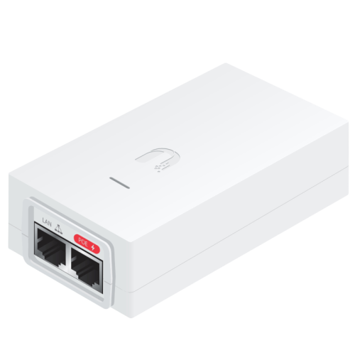 Инжектор/ Ubiquiti POE-48-24W-WH, 48V, 24W (0.5A) passive Power over Ethernet (PoE) injector in white