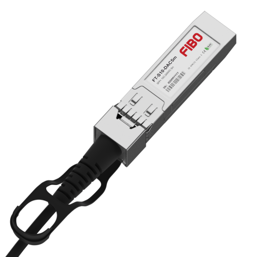 Кабель/ FIBO FT-S10-DAC5m-30 SFP+ DAC модуль 10G, медный кабель 30 AWG, 5 метров Кабель/ FIBO FT-S10-DAC5m-30 SFP+ DAC модуль 10G, медный кабель 30 AWG, 5 метров