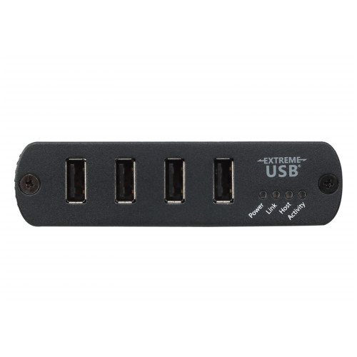 4-портовый USB 2.0-удлинитель по кабелю Cat.5