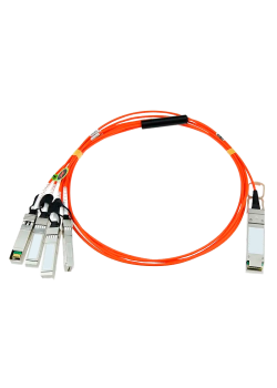 Кабель/ FIBO FT-Q40-4S10-AOC5m QSFP+ to 4SFP+ AOC модуль, оптический кабель, 5 метров