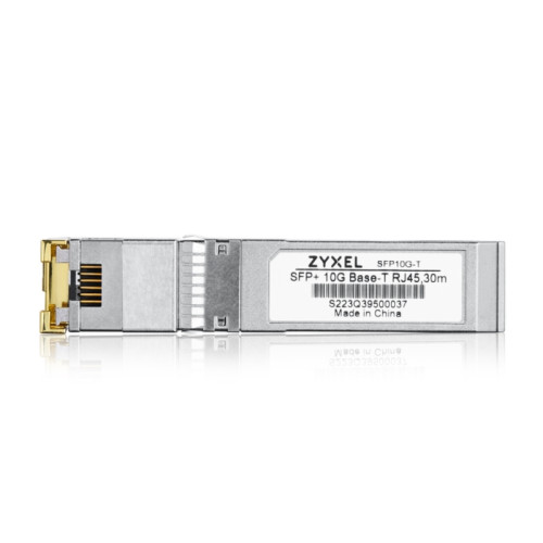 Трансивер/ Zyxel SFP10G-T SFP transceiver with 10G RJ-45 port (10G Base-T), for Cat6a/7 cable up to 30m