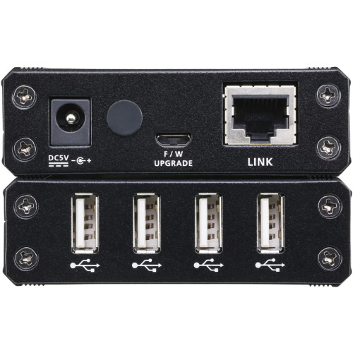 4-х портовый удлинитель, USB 2.0,  100 метр., CAT 5/ 4-port USB 2.0 CAT 5 Extender (100m)