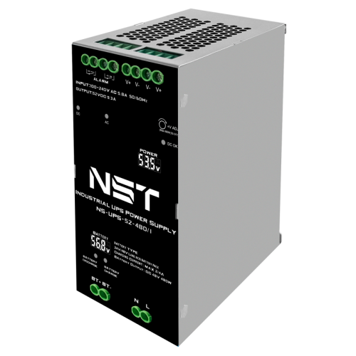 Промышленный блок питания с функцией ИБП на 480W. Входное напряжение: AC100-265V. Выходное напряжение: DC 52V. Регулировка выходного напряжения: DC50-57V. Максимальная выходная мощность в режиме заряда батарей - 480W. Выходное напряжение в режиме ИБП: 48V Промышленный блок питания с функцией ИБП на 480W. Входное напряжение: AC100-265V. Выходное напряжение: DC 52V. Регулировка выходного напряжения: DC50-57V. Максимальная выходная мощность в режиме заряда батарей - 480W. Выходное напряжение в режиме ИБП: 48V